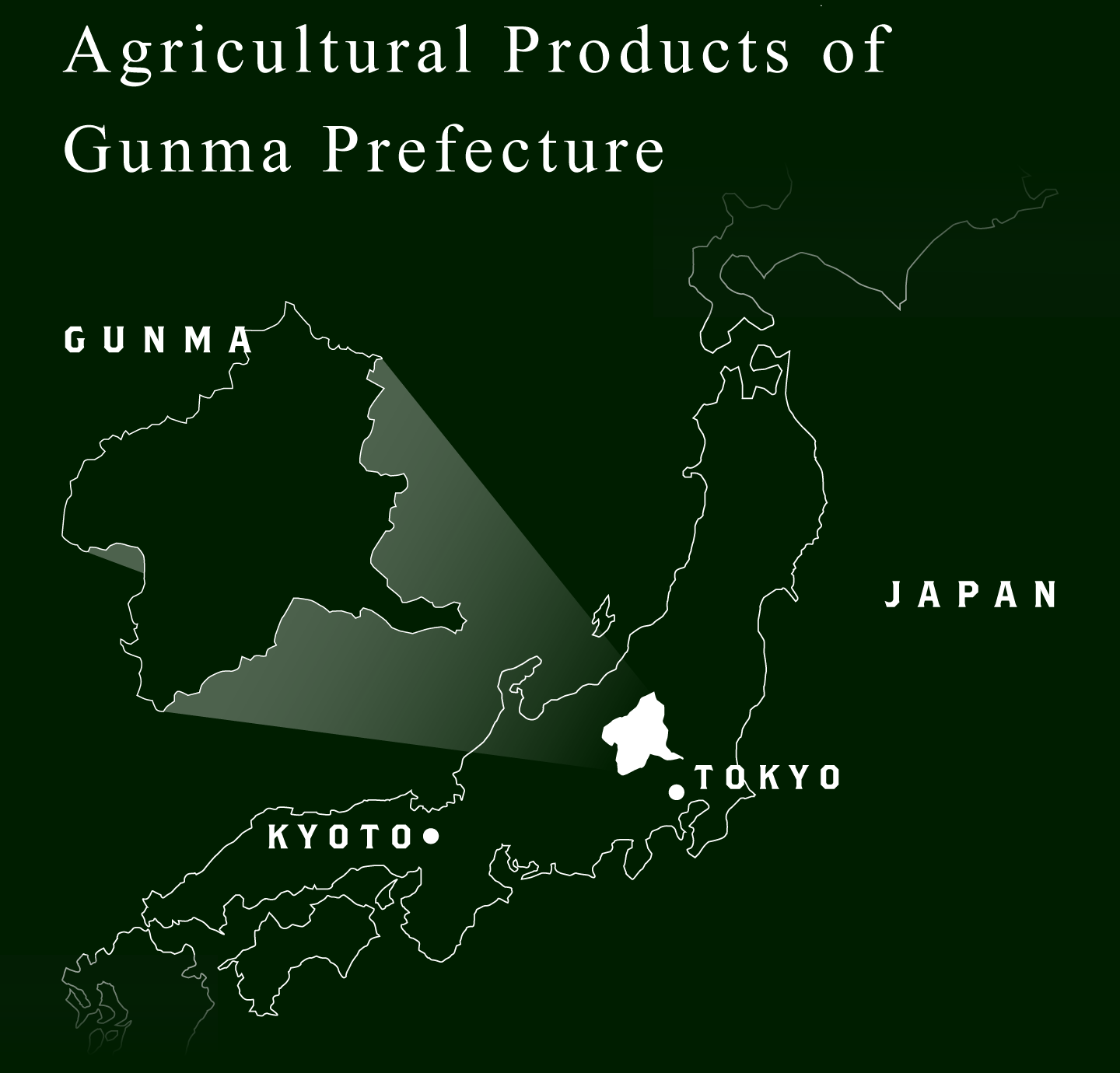 Agricultural Products of Gunma Prefecture